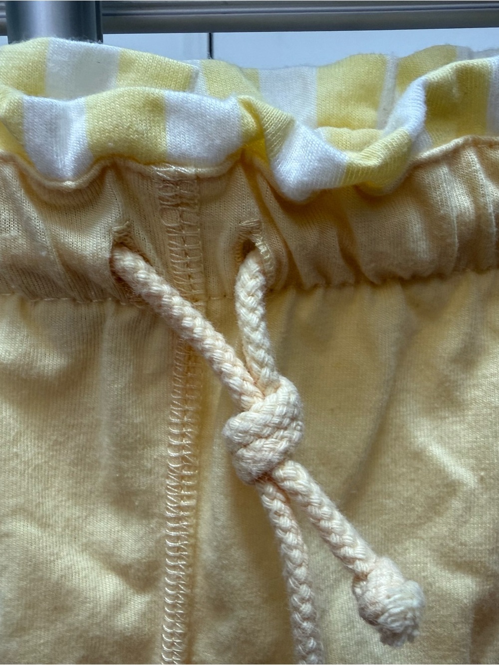 Women’s Lightweight Athletic Shorts - Pale Yellow - Picture 3 of 8